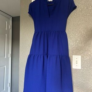 Elegant Blue Women's Dress calvi